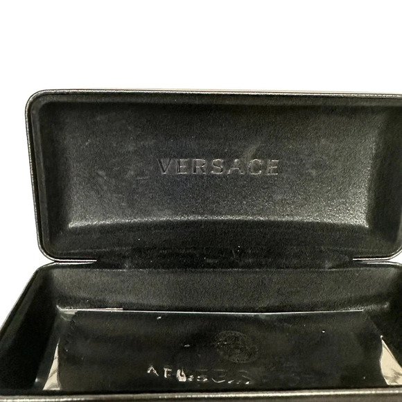 Versace Black Hard Shell Sunglass Case - Picture 2 of 5